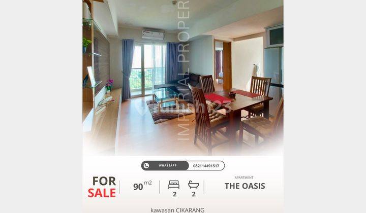 Dijual The Oasis Cikarang – 2BR Elegan Full Furnished, Investasi Tepat di Kawasan Emas Dijual The Oasis Cikarang – 2BR Elegan Full Furnished, Investasi Tepat di Kawasan Emas