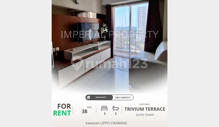 Disewa Trivium Terrace 1BR Tower Suites - Cocok untuk Expat 1