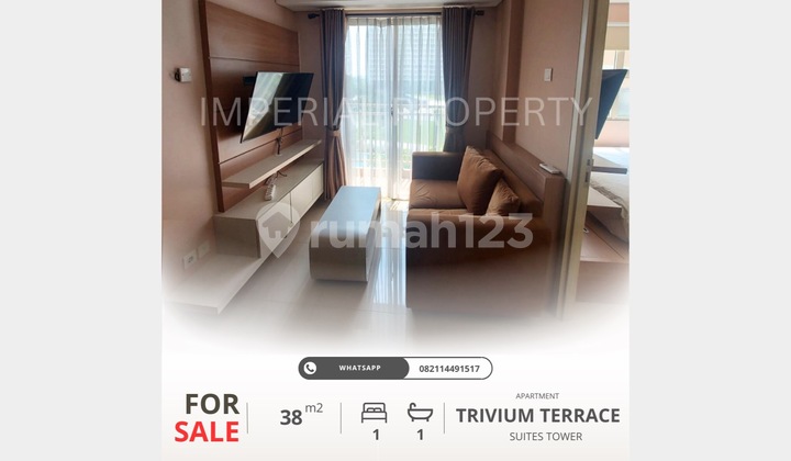 Dijual Trivium Terrace Tower Suites Full Furnished- Unit Cantik dan View Danau 