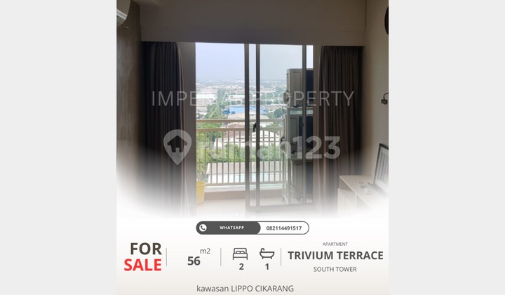 For SALE Trivium Terrace Apartment 2BR in Cikarang For SALE Trivium Terrace Apartment 2BR in Cikarang