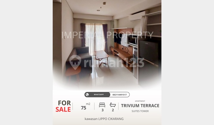 For Sale Beautiful Trivium Terrace 3BR in Cikarang For Sale Beautiful Trivium Terrace 3BR in Cikarang