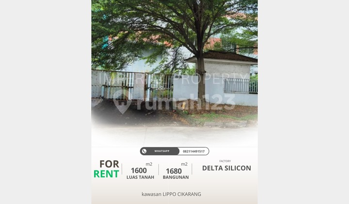 Delta Silicon Industrial Hub – Pabrik 1.680 m² Disewakan! 1