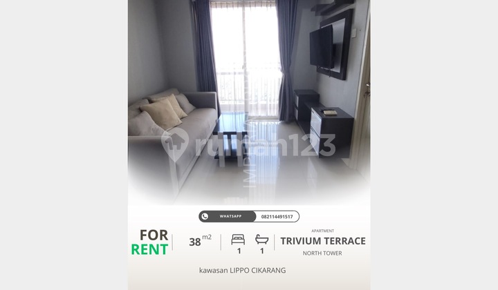 Disewa Unit 1BR View Danau – Hunian Estetik & Tenang 1