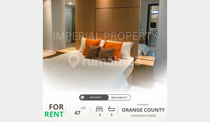 For Rent Orange County 1BR Fully Furnished