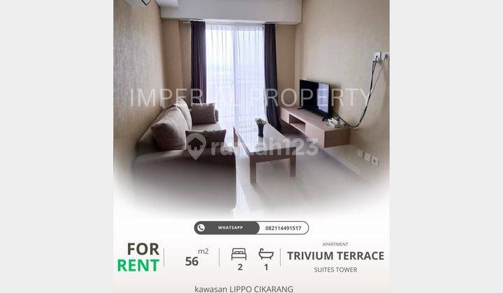 2BR Trivium Terrace Apartment in Cikarang 1