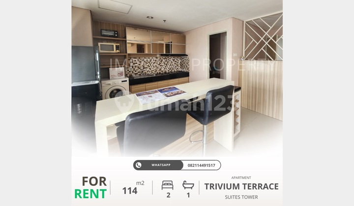 For Rent Trivium Terrace 2BR in Cikarang Good