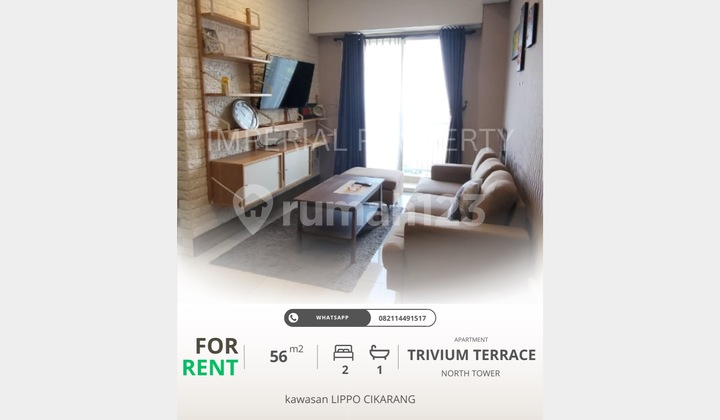 Rent 2BR Fully Furnished Apartment – Near Cikarang & Cibitung Industrial Area Rent 2BR Fully Furnished Apartment – Near Cikarang & Cibitung Industrial Area