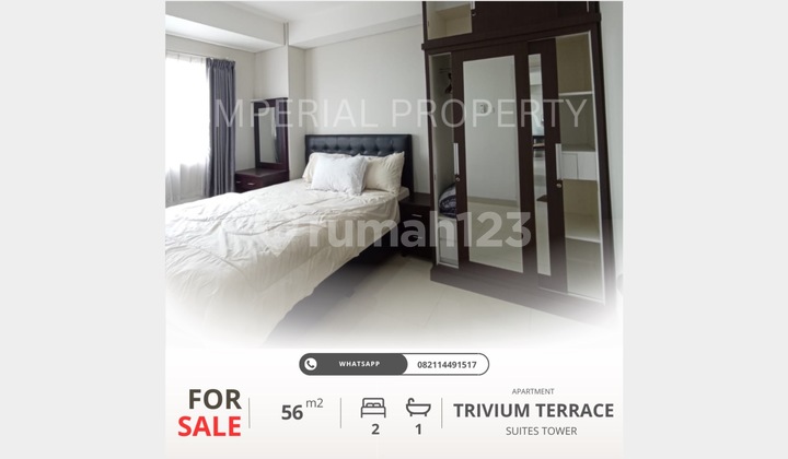 Golden Location! For Sale: Trivium Terrace Apartment Near Lippo Cikarang Industrial Area