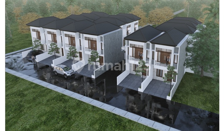 Townhouse Baru, Desain Modern Tropis Di Sesetan 2
