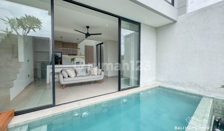 Villa Baru 2 Kamar Tidur Dengan Pemandangan Dijual di Canggu Babakan