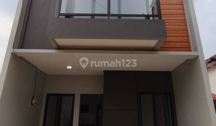 Sisa 5 Unit!! Rumah Baru 2 Lantai Belakang Stasiun Lrt Bisa Custom Layout 1