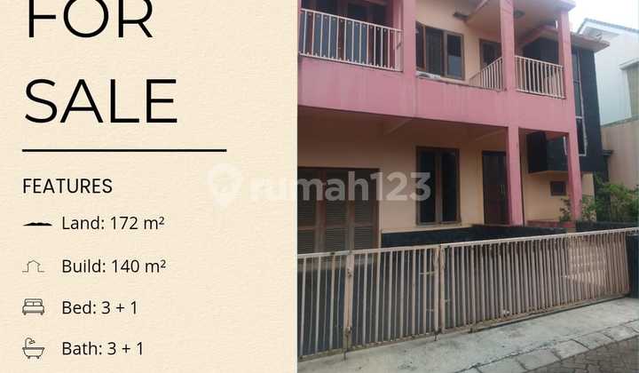 For Sale 2-Story House in Bintaro Veteran, South Jakarta, Priced Below Market Value 2