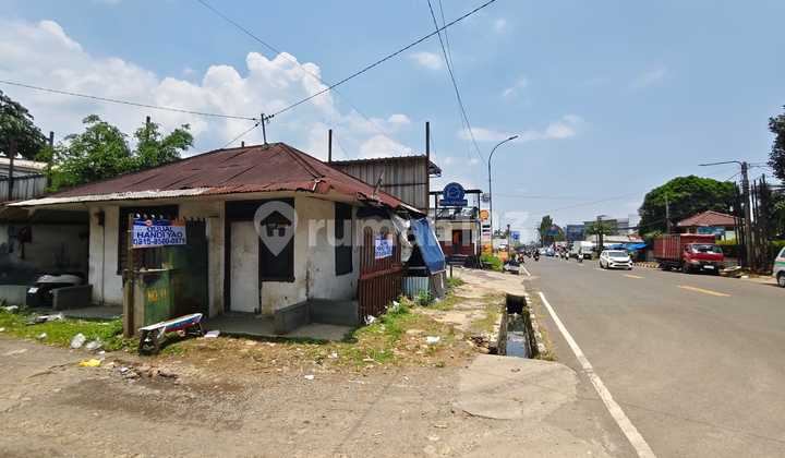 Dijual Tanah Dan Bangunan Komersil Murah Di Raya Ciawi Dekat Rsud Bogor Tanah Di Ciawi, Ciawi Shm 3600.0
