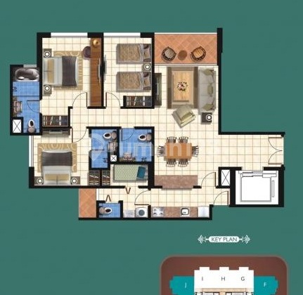 Apartment Taman Anggrek (3+1 BR)