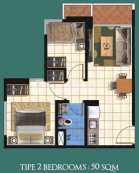 Apartment Taman Anggrek (2 BR) 2