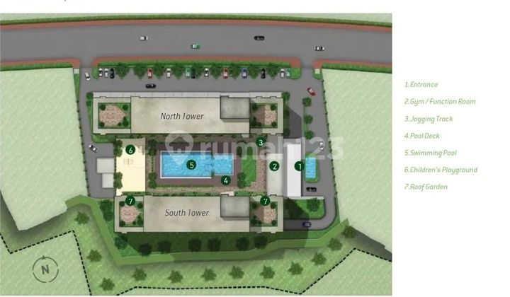 For rent 1BR apartment at Saveria Apartments BSD For rent 1BR apartment at Saveria Apartments BSD