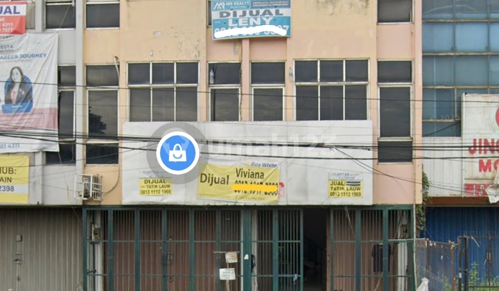 Wide 9 Joint Ruko for Sale 3.5 Floors Serpong Main Road Km8 Row Major Two-Way Road Busy Near Alam Sutera