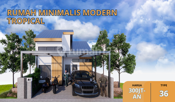 Hunian Modern Tropical Dekat GOR Ken Arok, Kota Malang 1