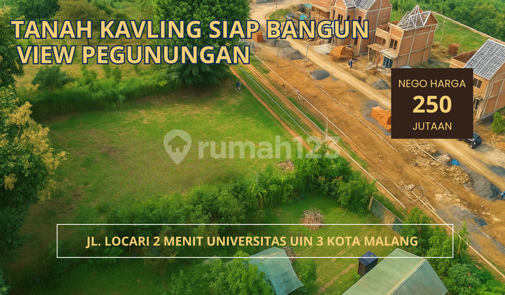 TANAH KAVLING SIAP BANGUN UNTUK RUKOST DEKAT KAMPUS UIN 3 MALANG