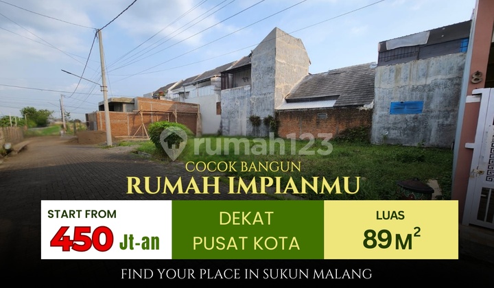 Tanah Kavling di sukun- Dekat Fasilitas Umum dan Jalur Wisata Tanah Kavling di sukun- Dekat Fasilitas Umum dan Jalur Wisata