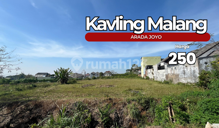 Tanah Kavling 75m² Arada Joyo Dekat Joyo Agung Cocok untuk Kost