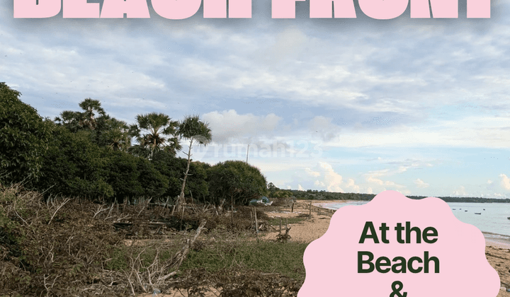 Beach Front in Oelolot Rote (5.023m2) Last Land for Sale on this Beach 2