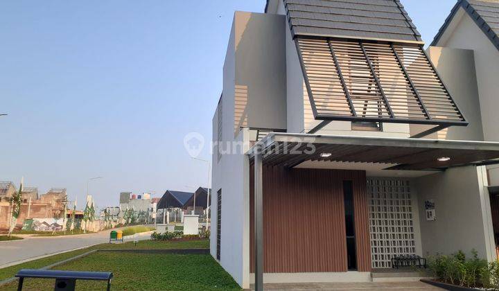 Tinggal 3 unit  Rumah Cantik, Tipe Mahoni SHM 2 Lantai dekat Sekolah ICM, Tol BSD dan Pasar Modern BSD, Serah Terima Tahap 1 September 2025 1