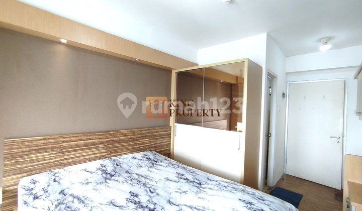 Interior Gen Z Banget! Disewa Studio 21M2 Full Furnished View Kota, Lokasi Strategis Apartemen Green Bay Pluit Greenbay 2