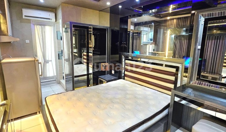 Cheap but Luxurious! For Rent 21M² Studio Fully Furnished Interior View Kota Green Bay Pluit Greenbay 2