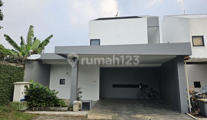 Dijual Rumah 2 Lantai Aliva Priva Jardine Sawangan Siap Huni Dekat Tol Brigif Cinere 