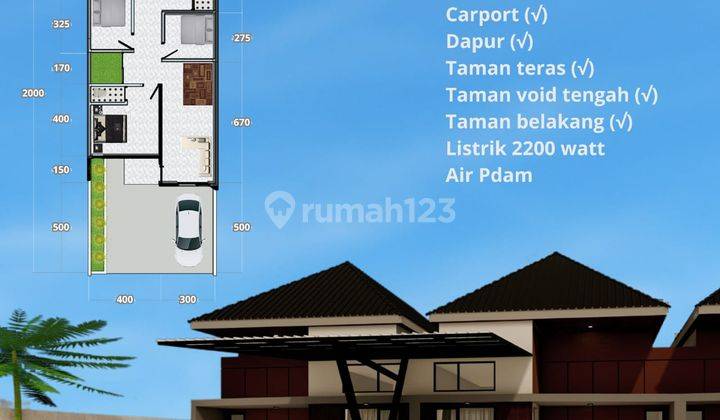 Rumah Strategis Siap Huni Sisa 2 Unit SHM 2