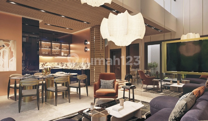 Rumah Prestisius Modern 3 Lantai Bukit Podomoro Jakarta, Klender - Tipe 9 Art Deco 2