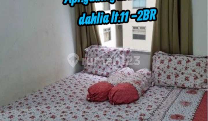 Jual/sewa Gading Nias Tower Dahlia Lt.11 2 Kamar Tidur 2