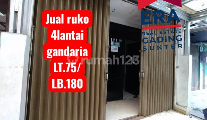 For Sale 4-Story Shop House in Gandaria, Kebayoran Baru, South Jakarta 2