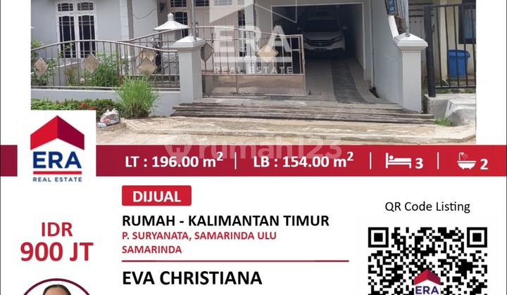 RUMAH JUAL SURYANATA SAMARINDA SIAP HUNI 2