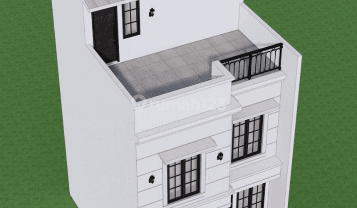 Rumah 2 Lantai Modern Clasic Dalam Cluster Beji Depok Rumah 2