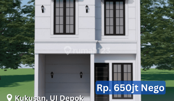 Rumah 2 Lantai Modern Clasic Dalam Cluster Beji Depok Rumah 1