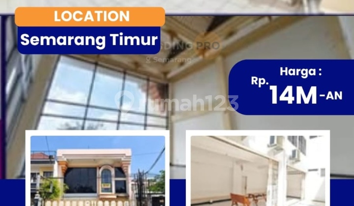 Gedung perkantoran 3Lantai di Citarum Semarang dekat pusat bisnis Gedung perkantoran 3Lantai di Citarum Semarang dekat pusat bisnis