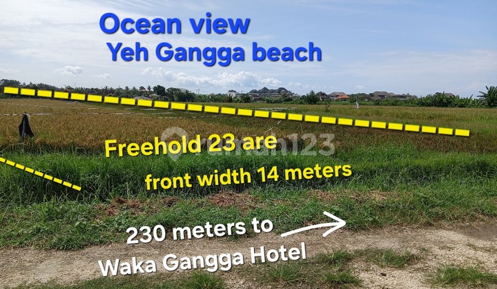 Tanah Dijual 23 Are Di Pantai Yeh Gangga Bali Tanah Dijual 23 Are Di Pantai Yeh Gangga Bali