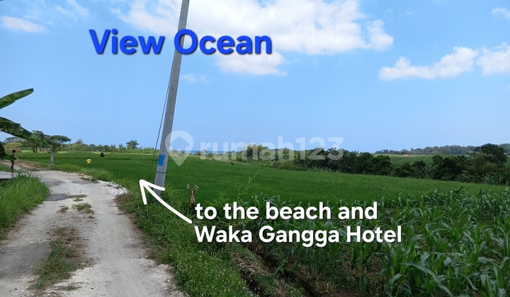 Tanah Sewa Dekat Hotel Waka Gangga dan Pantai Yeh Gangga Bali