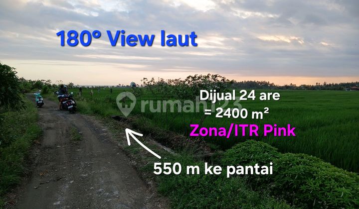 Tanah Dijual 550 Meter Dari Pantai Di Bali 