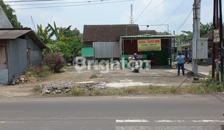 Tanah Pinggir Jalan Raya Gedangan Solobaru 