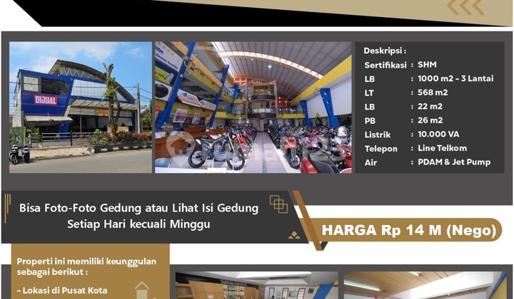 GEDUNG MEGAH EX SHOWROOM GEDUNG MEGAH EX SHOWROOM