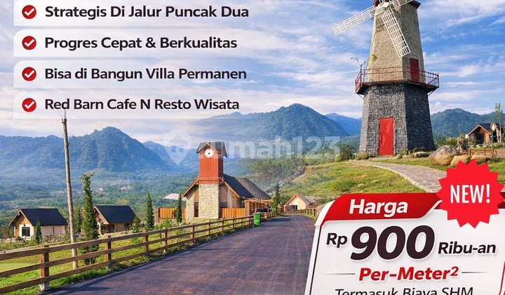 Investasi Tanah SHM di Puncak 2 Bogor Harga Menarik The Hanjawong Villas