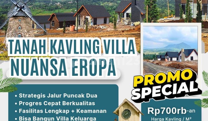Promo!! Jual Tanah Cepat & Murah Bernuansa Eropa Nuansa Alam The Hanjawong Villas