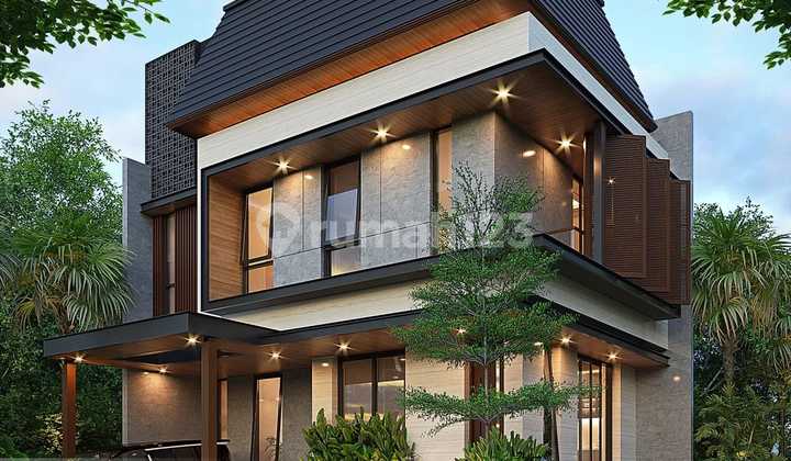 Rumah Modern Minimalis di Perumahan Mewah Sukolilo Surabaya Timur