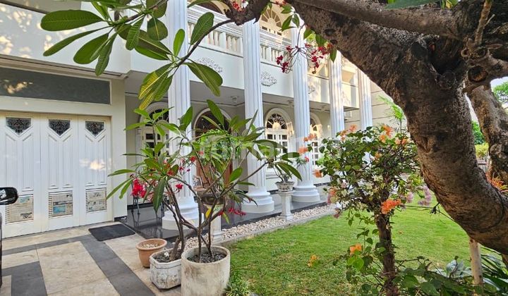 Classic Luxury House Twin Roads Ry Dharmahusada Indah Furnished East Surabaya