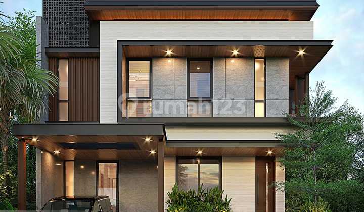 Minimalist Modern House in Sukolilo Luxury Housing, East Surabaya 2