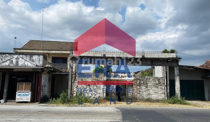 Tanah Lelang 427 m2 SHM Jalan Raya Totok Kerot, Ngasem, Kediri