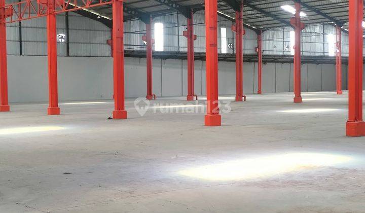 DISEWAKAN GUDANG 11600 METER AKSES KONTAINER 40 FEET DI LEGOK TANGERANG 1